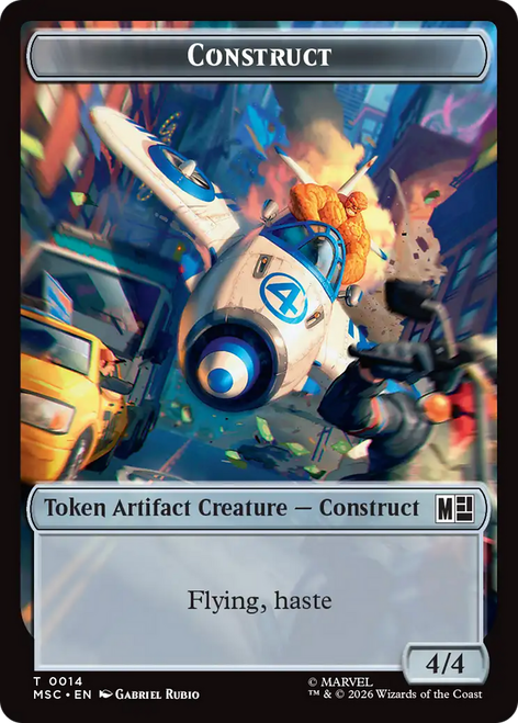 Marvel Super Heroes Commander - Construct (#14) Token
