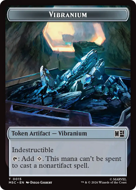Marvel Super Heroes Commander - Vibranium (#15) Token