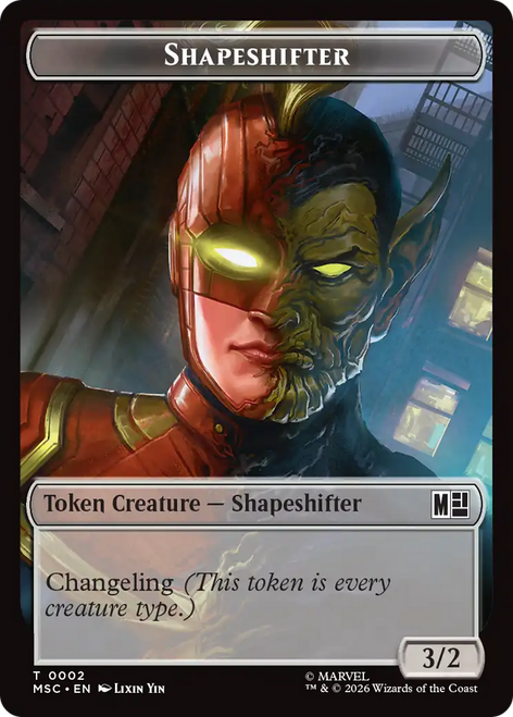 Marvel Super Heroes Commander - Shapeshifter (#2) Token (Foil)