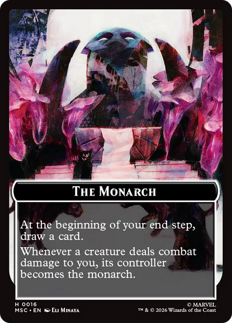 Marvel Super Heroes Commander - The Monarch Token (Foil)