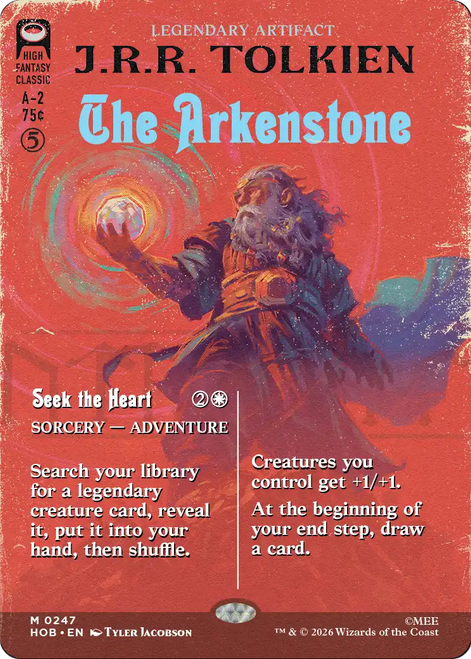 The Arkenstone // Seek the Heart (Borderless Book Cover)