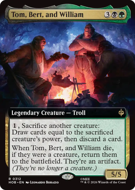 Tom, Bert, and William (Extended Art)