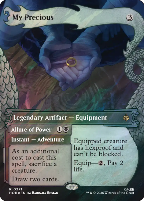My Precious // Allure of Power (Dragon Hoard Frame Surge Foil)