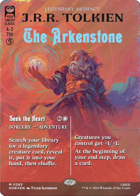 The Arkenstone // Seek the Heart (Borderless Book Cover Surge Foil)