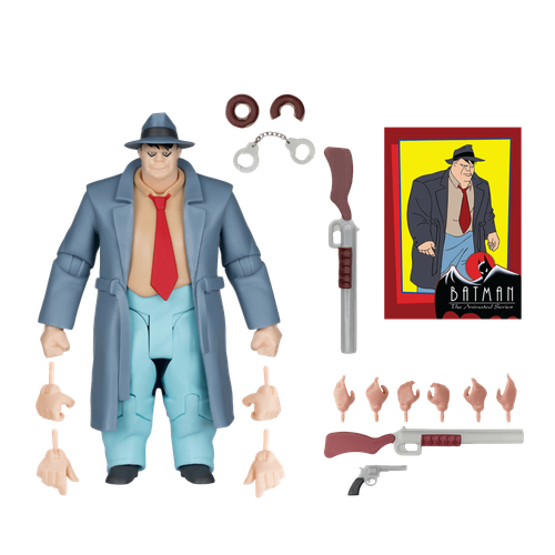 DC Direct: Batman: The Animated Series - Detective Bullock (Build-A Rene Montoya) 6-Inch Figure