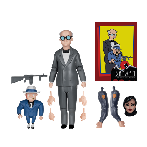 DC Direct: Batman: The Animated Series - Ventriloquist and Scarface (Build-A Rene Montoya) 6-Inch Figure