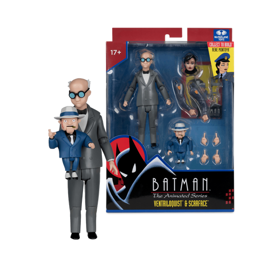 DC Direct: Batman: The Animated Series - Ventriloquist and Scarface (Build-A Rene Montoya) 6-Inch Figure