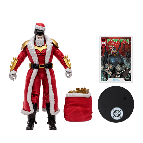 DC Multiverse: Batman (Red Santa Suit) (McFarlane Vault) 7-Inch Figure