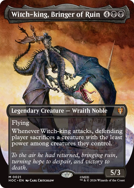 Witch-king, Bringer of Ruin (Borderless Art)