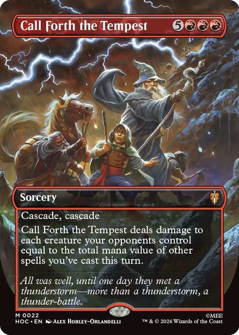 Call Forth the Tempest (Borderless Art)