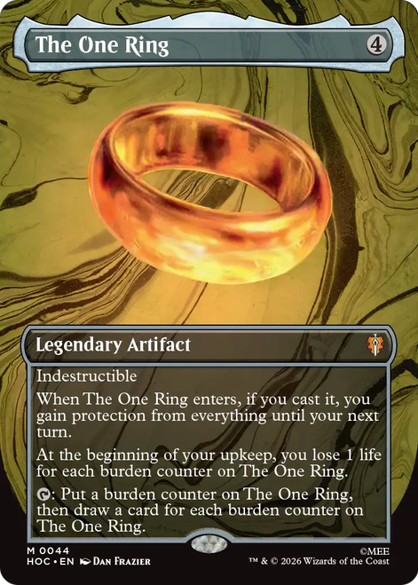 The One Ring (Borderless Art)
