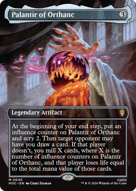 Palantír of Orthanc (Borderless Art)
