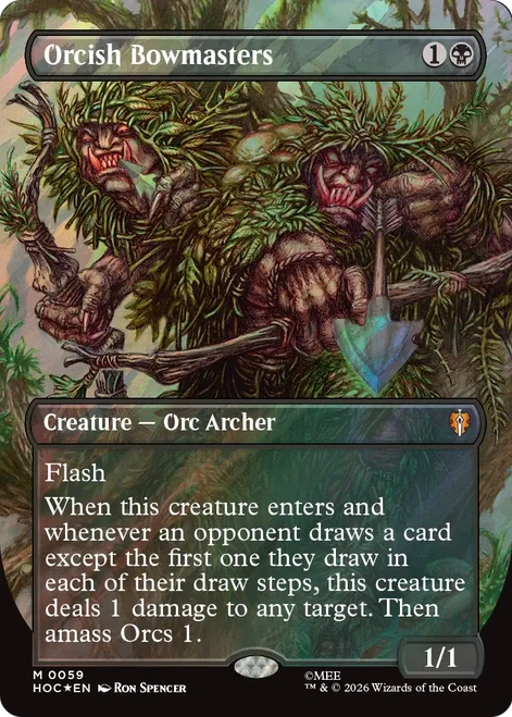 Orcish Bowmasters (Borderless Art Surge Foil)
