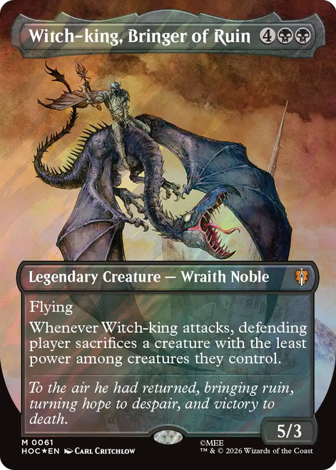 Witch-king, Bringer of Ruin (Borderless Art Surge Foil)