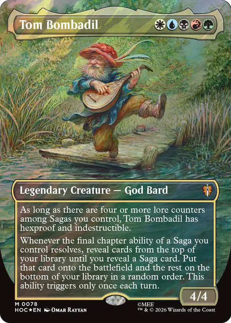 Tom Bombadil (Borderless Art Surge Foil)