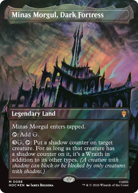 Minas Morgul, Dark Fortress (Borderless Art Surge Foil)