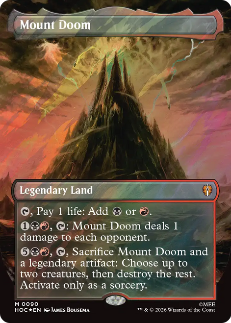 Mount Doom (Borderless Art Surge Foil)
