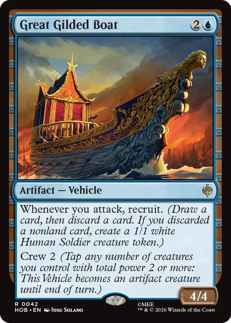 Great Gilded Boat