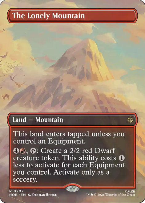 The Lonely Mountain (Borderless Scene)