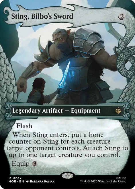 Sting, Bilbo's Sword (Dragon Hoard Frame)
