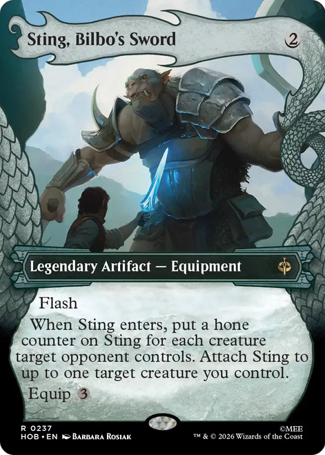 Sting, Bilbo's Sword (Dragon Hoard Frame)