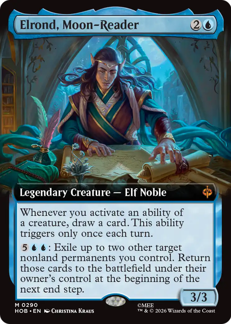 Elrond, Moon-Reader (Extended Art)