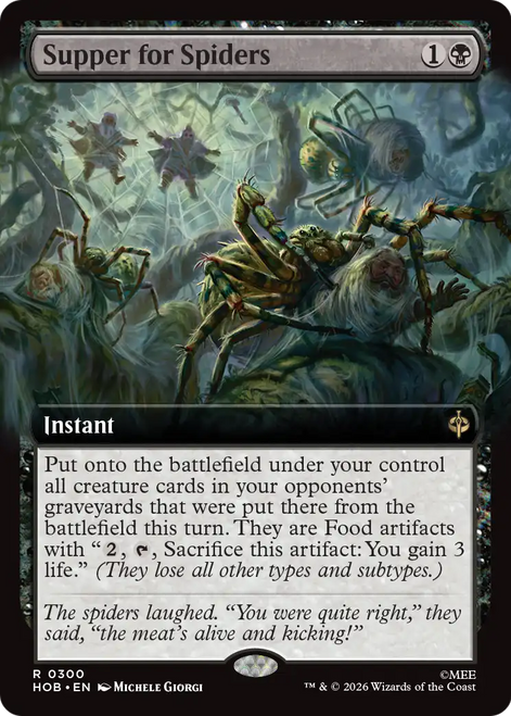 Supper for Spiders (Extended Art)
