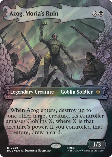 Azog, Moria's Ruin (Dragon Hoard Frame Surge Foil)