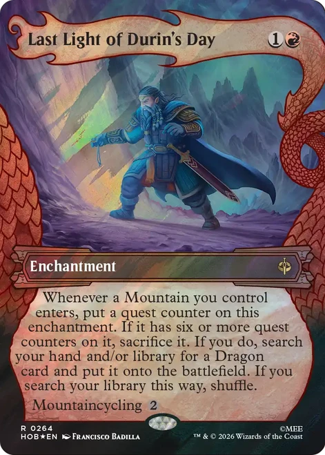 Last Light of Durin's Day (Dragon Hoard Frame Surge Foil)