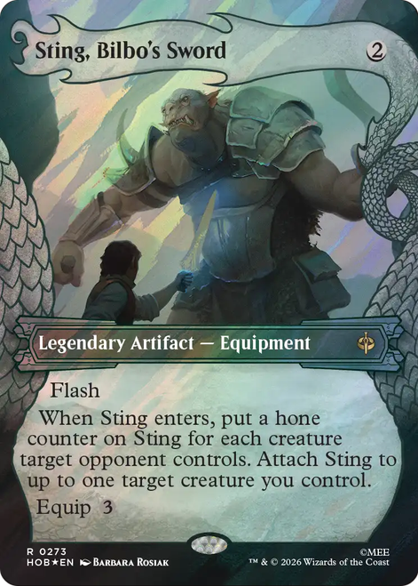 Sting, Bilbo's Sword (Dragon Hoard Frame Surge Foil)