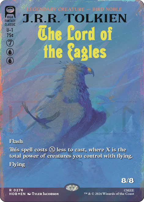 The Lord of the Eagles (Borderless Book Cover Surge Foil)