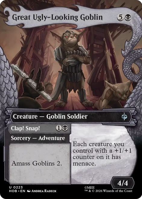 Great Ugly-Looking Goblin // Clap! Snap! (Dragon Hoard Frame)