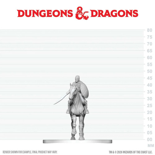 D&D Nolzur's Marvelous Miniatures - Nimblewright Steed with Rider