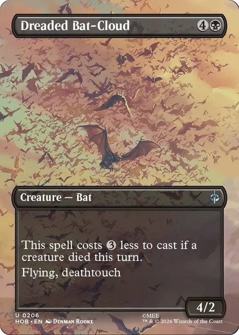 Dreaded Bat-Cloud (Borderless Scene)
