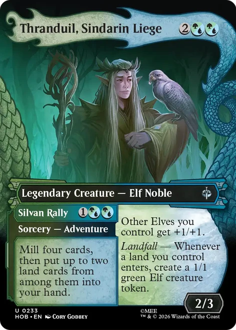 Thranduil, Sindarin Liege // Silvan Rally (Dragon Hoard Frame)