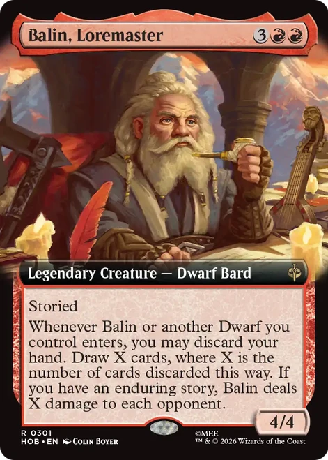 Balin, Loremaster (Extended Art)