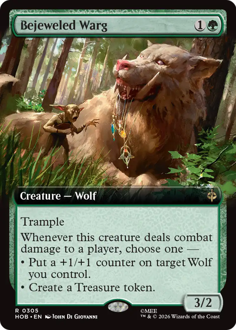 Bejeweled Warg (Extended Art)