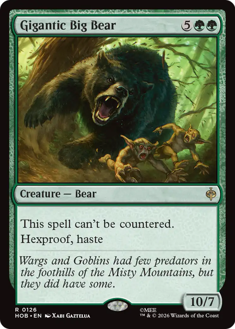 Gigantic Big Bear (Foil)