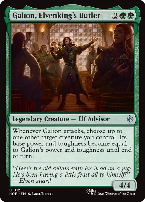 Galion, Elvenking's Butler (Foil)