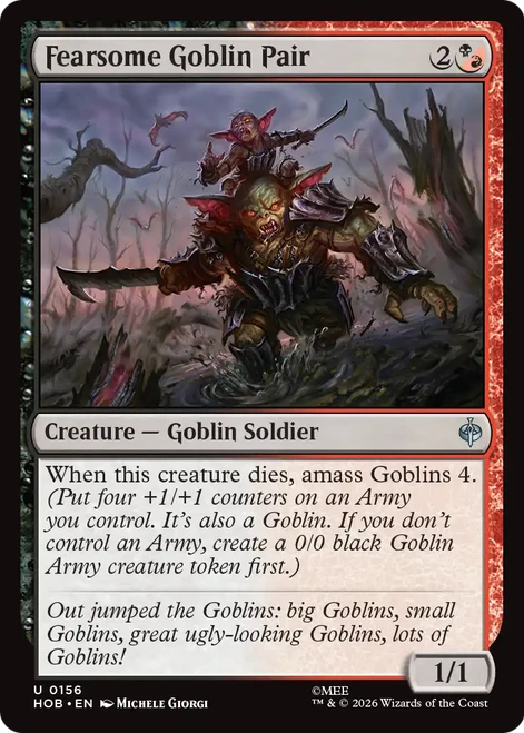 Fearsome Goblin Pair (Foil)