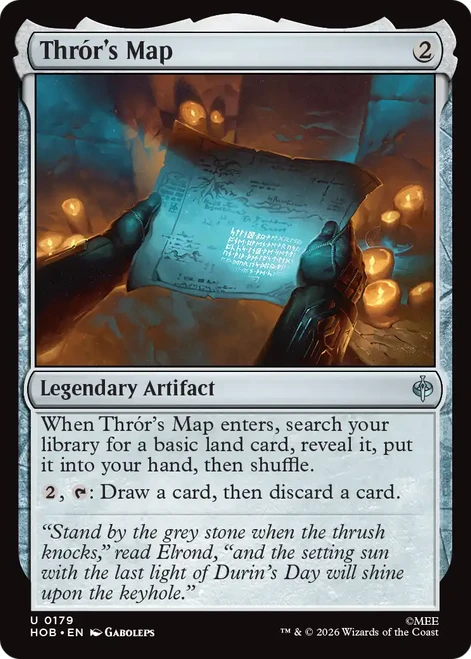 Thrór's Map (Foil)