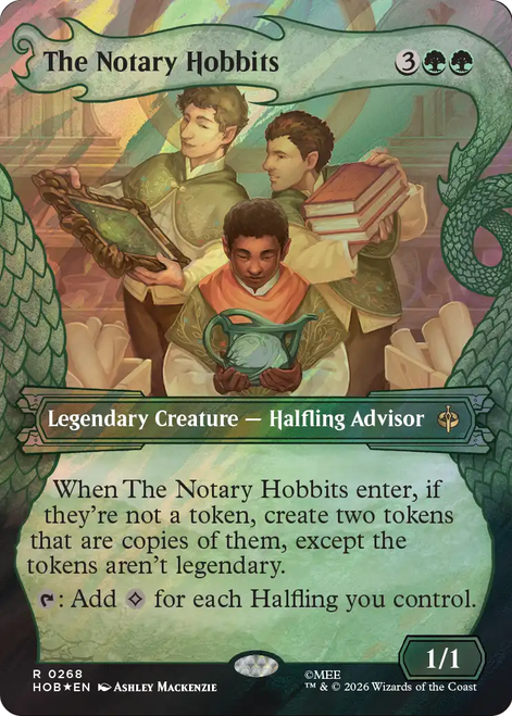 The Notary Hobbits (Dragon Hoard Frame Surge Foil)