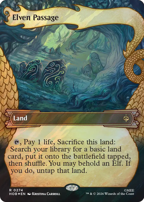 Elven Passage (Dragon Hoard Frame Surge Foil)