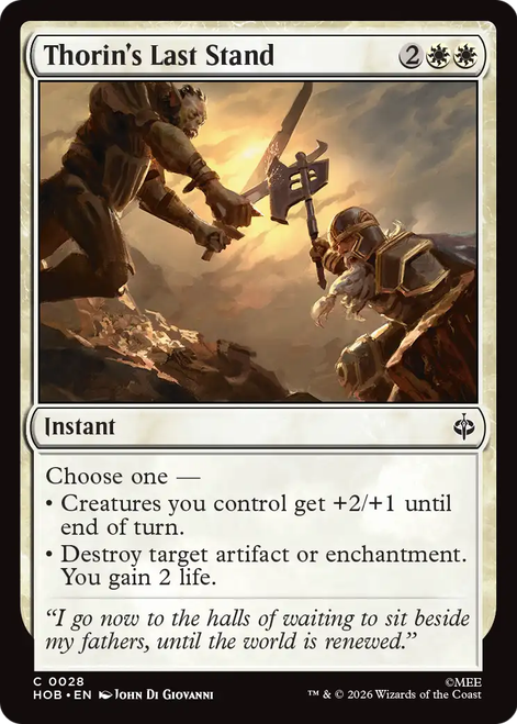 Thorin's Last Stand (Foil)