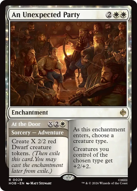 An Unexpected Party // At the Door (Foil)