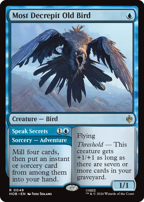 Most Decrepit Old Bird // Speak Secrets (Foil)