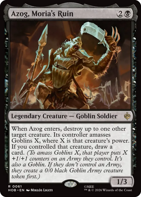 Azog, Moria's Ruin (Foil)