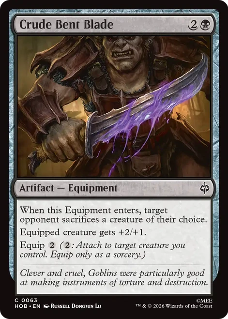 Crude Bent Blade (Foil)