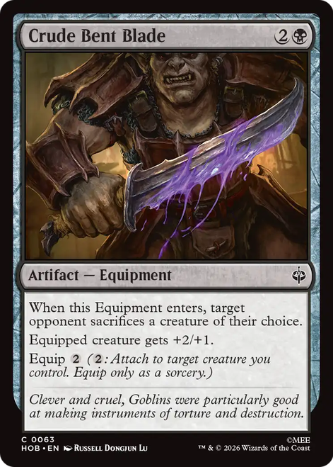 Crude Bent Blade (Foil)