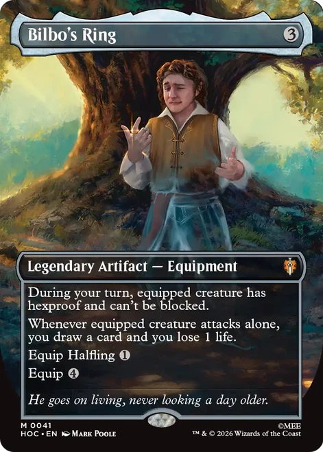 Bilbo's Ring (Borderless Art)